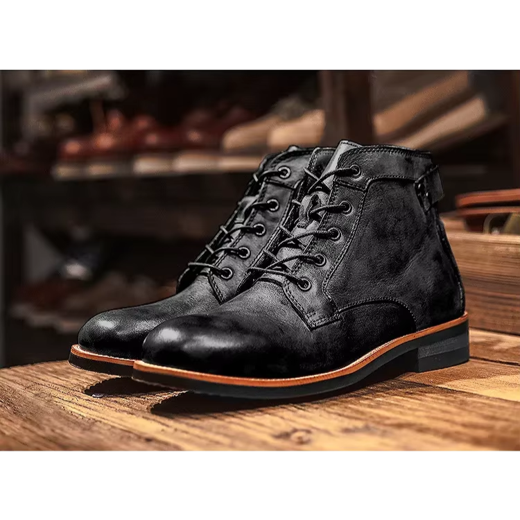 Men's Lace-Up Ankle Boots | Winter Casual Boots | Friedrich