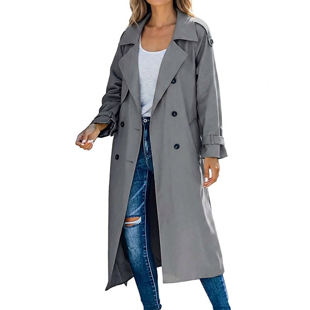 Women's Trench Coat | Structured Shoulders | Eloise