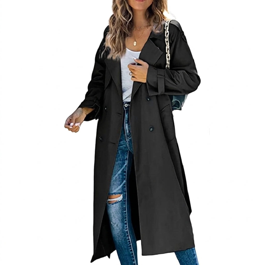 Women's Trench Coat | Structured Shoulders | Eloise