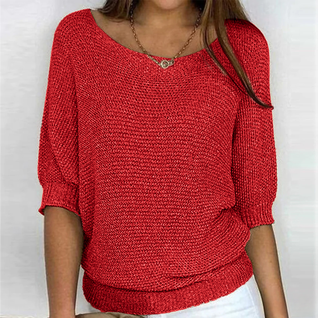 Women's Patterned Knit Jumper | Everyday Layering | Louisa