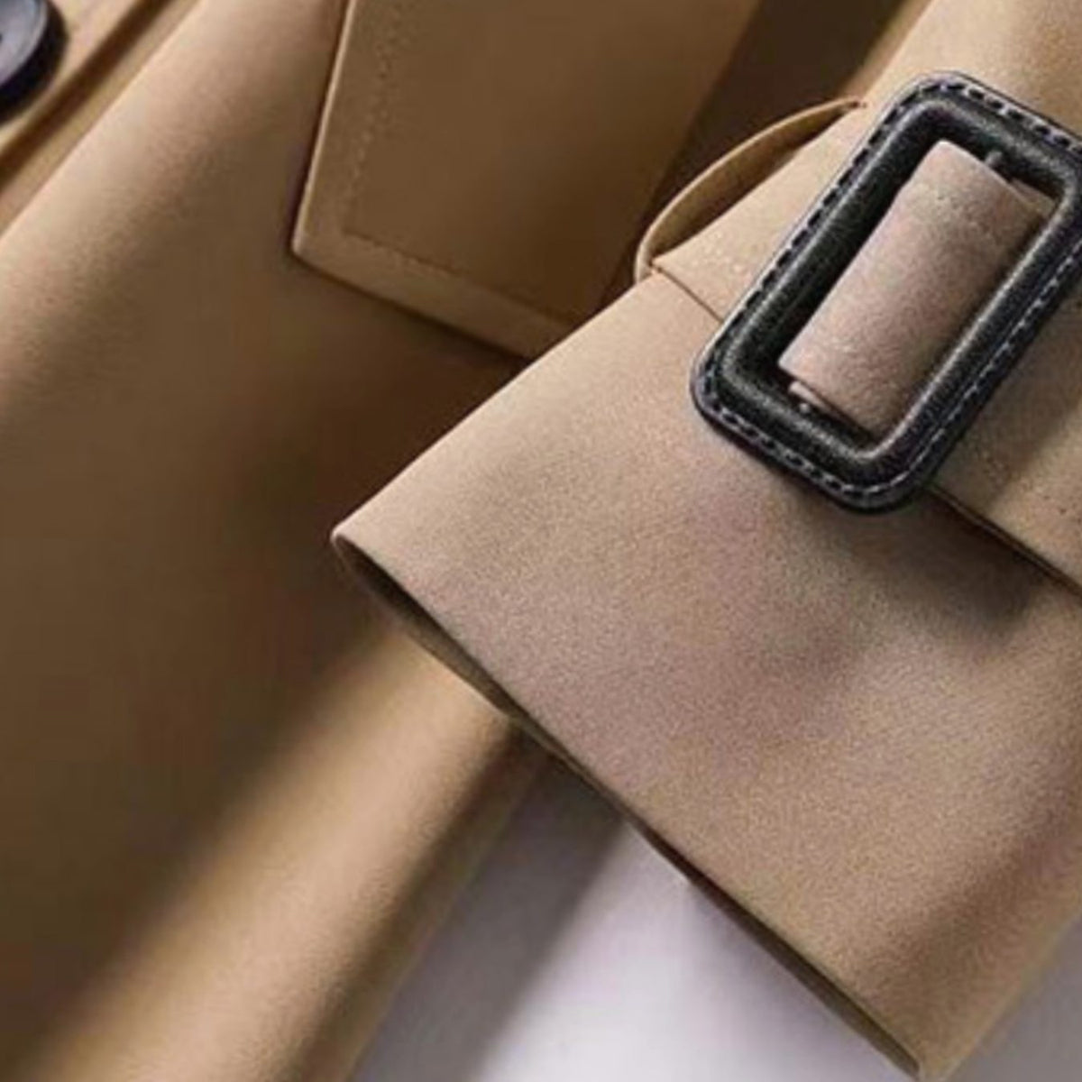 Women's Trench Coat | Double-Breasted Tailored With Belt