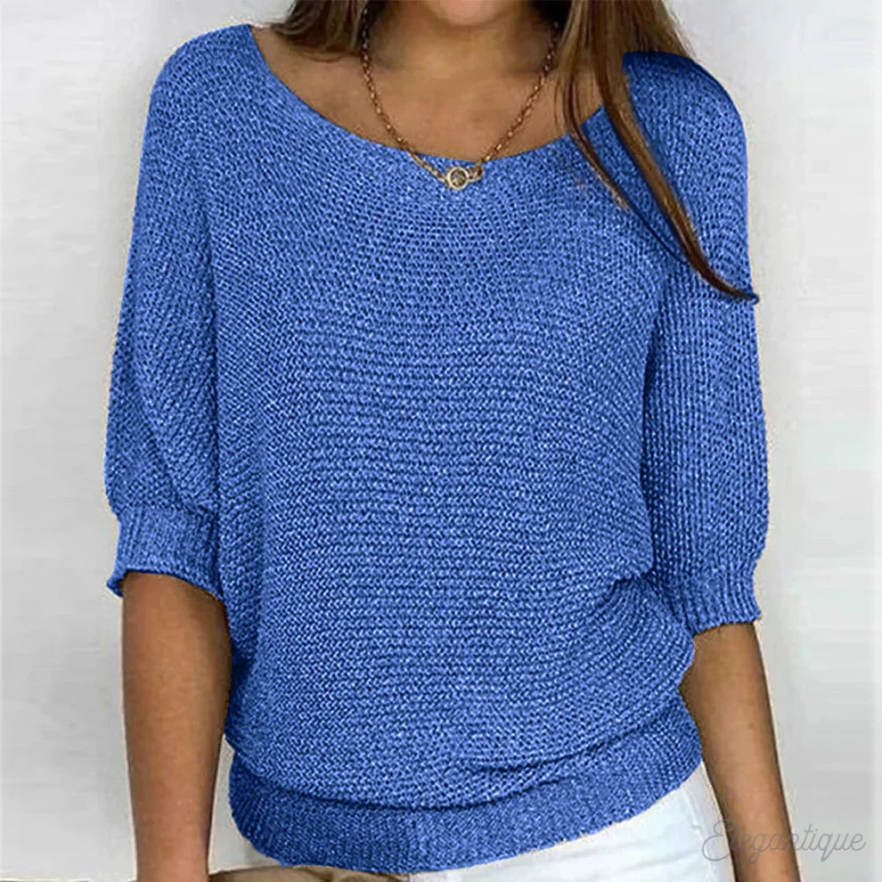 Women's Patterned Knit Jumper | Everyday Layering | Louisa