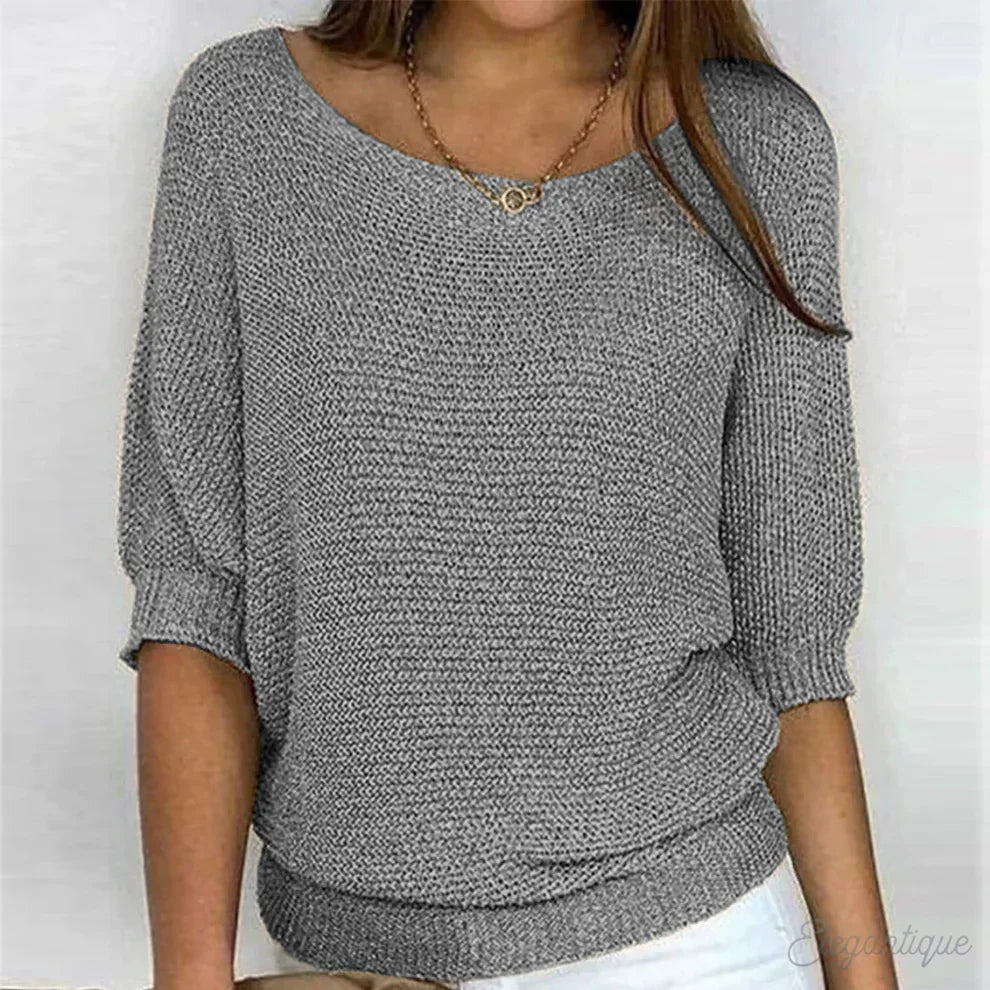 Women's Patterned Knit Jumper | Everyday Layering | Louisa