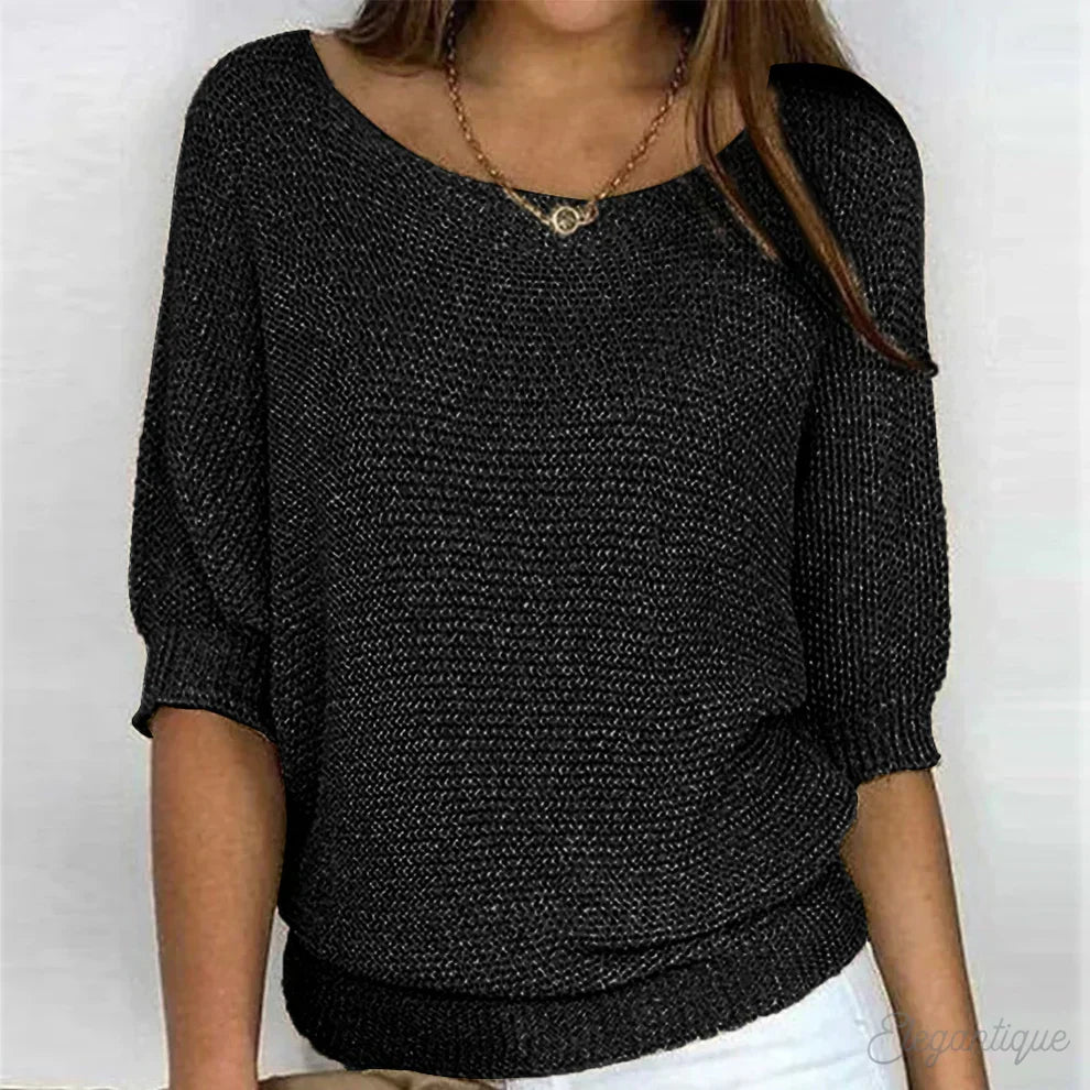 Women's Patterned Knit Jumper | Everyday Layering | Louisa