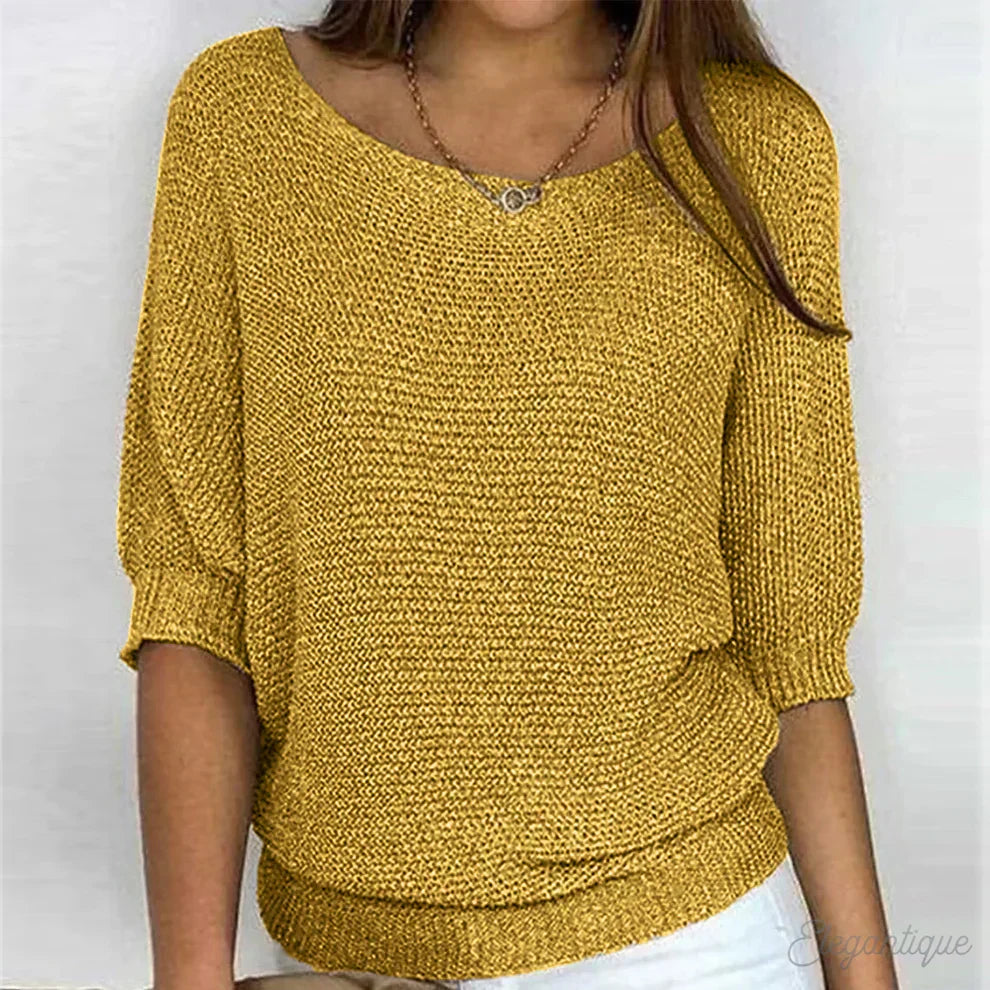 Women's Patterned Knit Jumper | Everyday Layering | Louisa