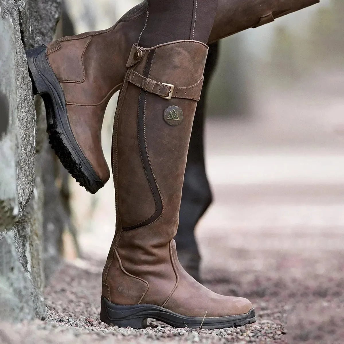 Women's Waterproof Knee High Boots | Leather Riding Boots