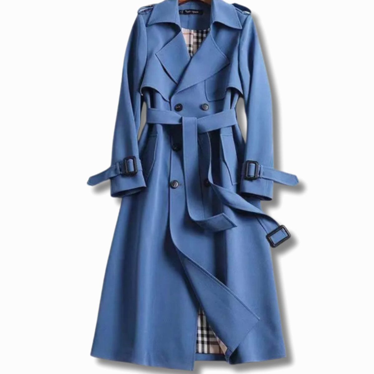 Women's Trench Coat | Double-Breasted Tailored With Belt