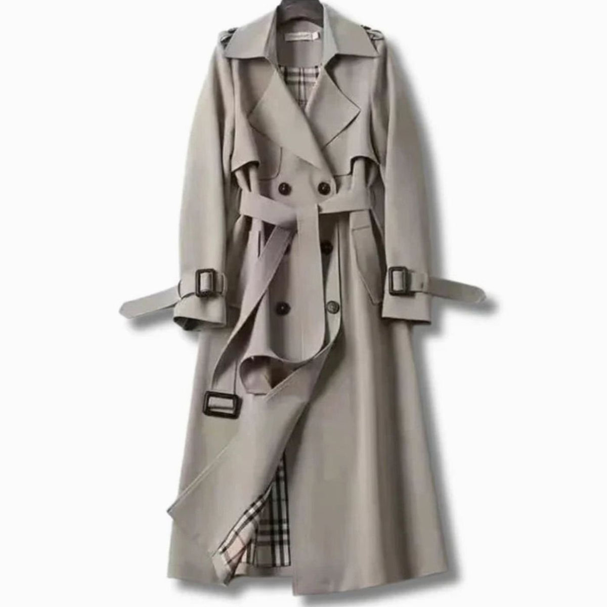 Women's Trench Coat | Double-Breasted Tailored With Belt