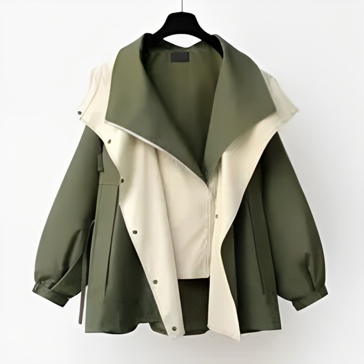 Women's Waterproof Trench Coat | Oversized With Double Collar
