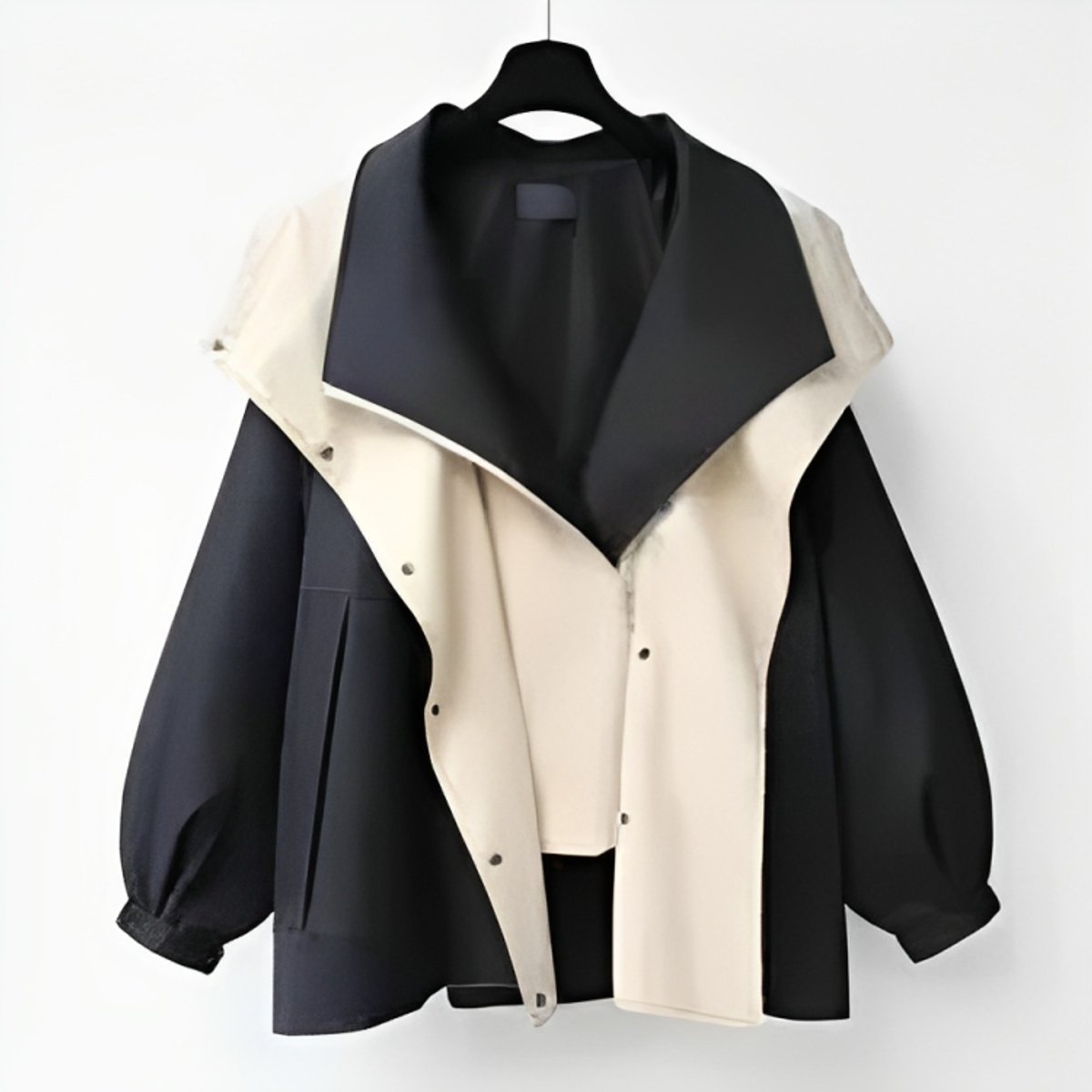 Women's Waterproof Trench Coat | Oversized With Double Collar