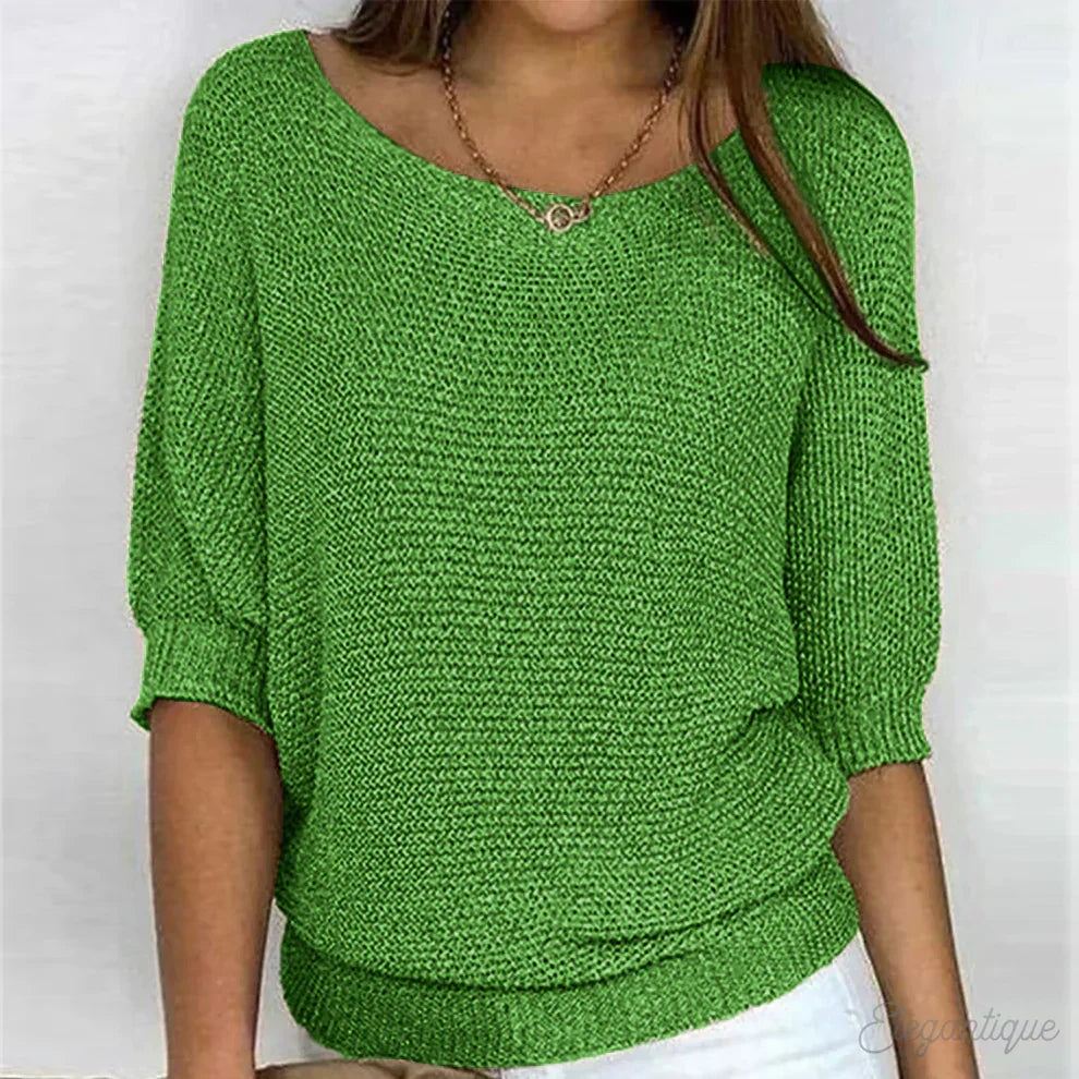 Women's Patterned Knit Jumper | Everyday Layering | Louisa
